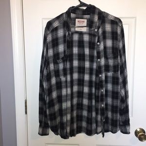 Black and white flannel